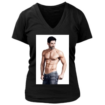 Tom Ellis Women's Deep V-Neck TShirt