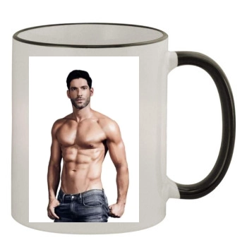 Tom Ellis 11oz Colored Rim & Handle Mug