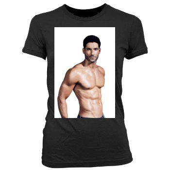 Tom Ellis Women's Junior Cut Crewneck T-Shirt