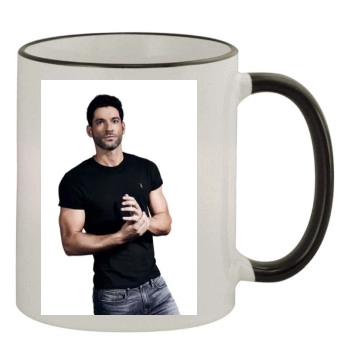 Tom Ellis 11oz Colored Rim & Handle Mug