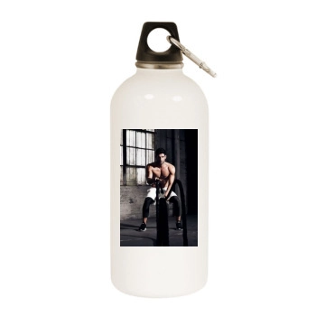 Tom Ellis White Water Bottle With Carabiner