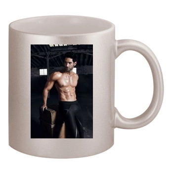 Tom Ellis 11oz Metallic Silver Mug