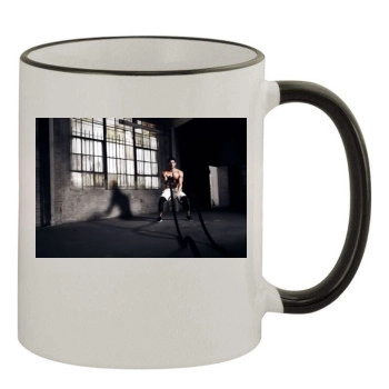 Tom Ellis 11oz Colored Rim & Handle Mug