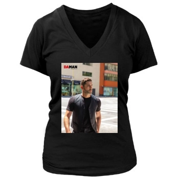 Tom Ellis Women's Deep V-Neck TShirt