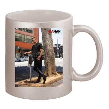 Tom Ellis 11oz Metallic Silver Mug