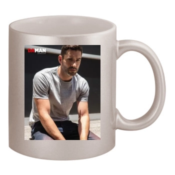 Tom Ellis 11oz Metallic Silver Mug