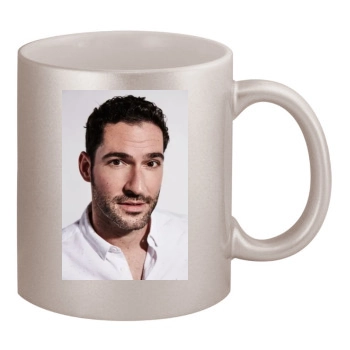 Tom Ellis 11oz Metallic Silver Mug