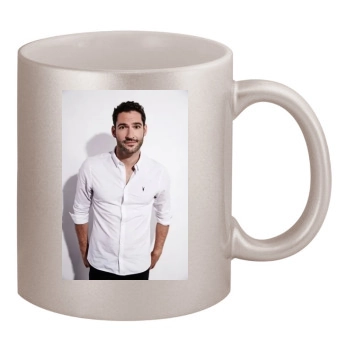 Tom Ellis 11oz Metallic Silver Mug