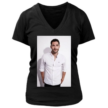 Tom Ellis Women's Deep V-Neck TShirt