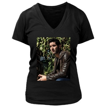 Tom Ellis Women's Deep V-Neck TShirt