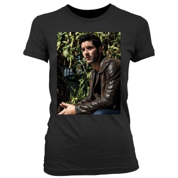 Tom Ellis Women's Junior Cut Crewneck T-Shirt