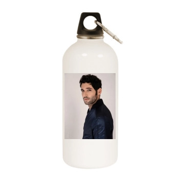 Tom Ellis White Water Bottle With Carabiner