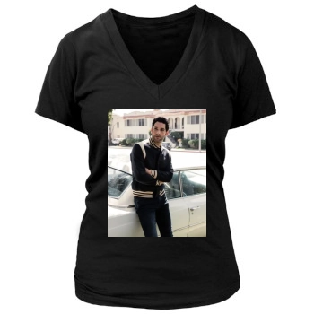 Tom Ellis Women's Deep V-Neck TShirt