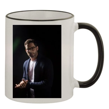 Tom Ellis 11oz Colored Rim & Handle Mug