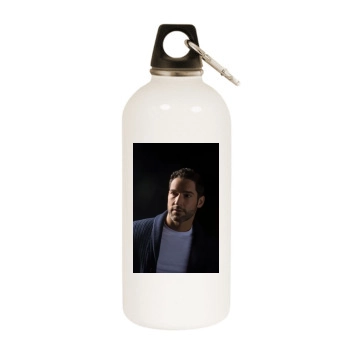 Tom Ellis White Water Bottle With Carabiner