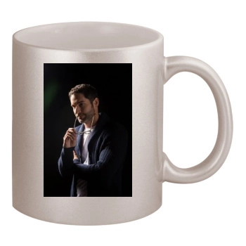 Tom Ellis 11oz Metallic Silver Mug