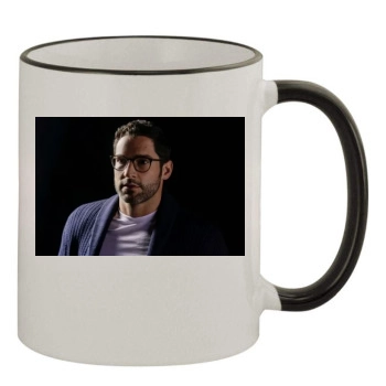 Tom Ellis 11oz Colored Rim & Handle Mug