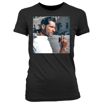 Tom Ellis Women's Junior Cut Crewneck T-Shirt