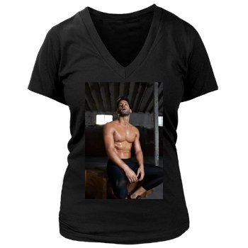 Tom Ellis Women's Deep V-Neck TShirt