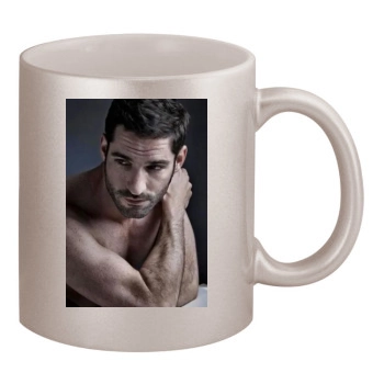 Tom Ellis 11oz Metallic Silver Mug