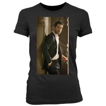 Tom Ellis Women's Junior Cut Crewneck T-Shirt