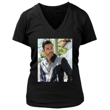 Tom Ellis Women's Deep V-Neck TShirt