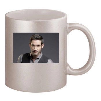 Tom Ellis 11oz Metallic Silver Mug