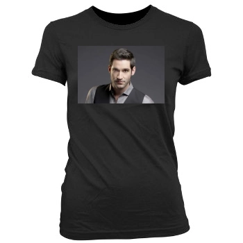 Tom Ellis Women's Junior Cut Crewneck T-Shirt