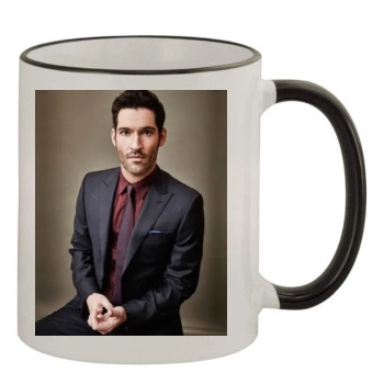 Tom Ellis 11oz Colored Rim & Handle Mug