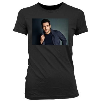 Tom Ellis Women's Junior Cut Crewneck T-Shirt