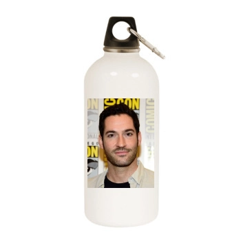 Tom Ellis White Water Bottle With Carabiner