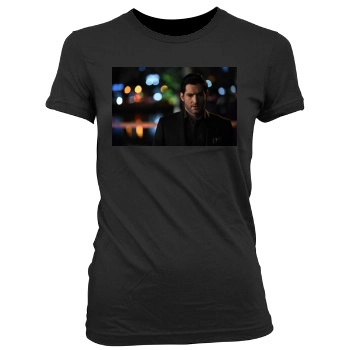 Tom Ellis Women's Junior Cut Crewneck T-Shirt