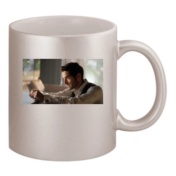 Tom Ellis 11oz Metallic Silver Mug