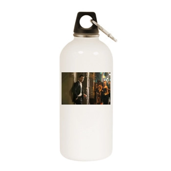 Tom Ellis White Water Bottle With Carabiner