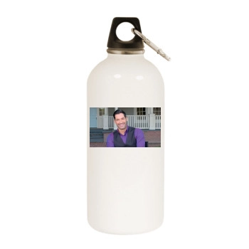 Tom Ellis White Water Bottle With Carabiner