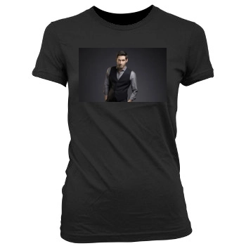 Tom Ellis Women's Junior Cut Crewneck T-Shirt