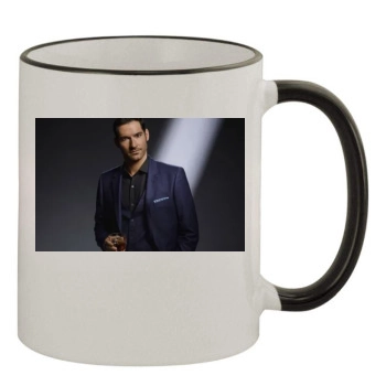 Tom Ellis 11oz Colored Rim & Handle Mug