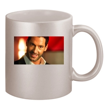 Tom Ellis 11oz Metallic Silver Mug