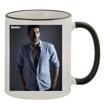 Tom Ellis 11oz Colored Rim & Handle Mug