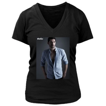 Tom Ellis Women's Deep V-Neck TShirt