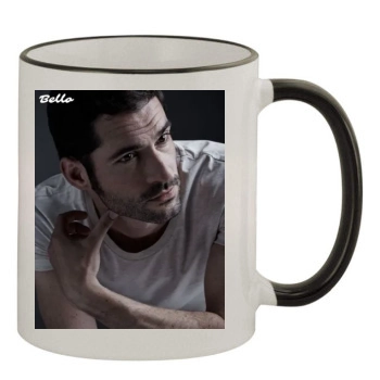 Tom Ellis 11oz Colored Rim & Handle Mug