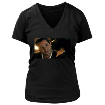 Tom Ellis Women's Deep V-Neck TShirt