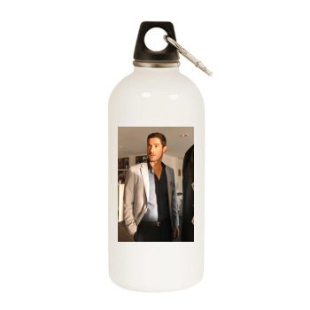 Tom Ellis White Water Bottle With Carabiner