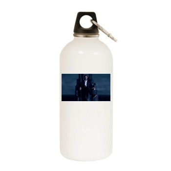 Tom Ellis White Water Bottle With Carabiner