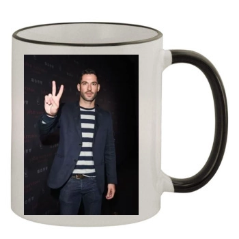 Tom Ellis 11oz Colored Rim & Handle Mug