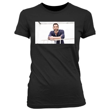 Tom Ellis Women's Junior Cut Crewneck T-Shirt