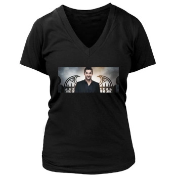 Tom Ellis Women's Deep V-Neck TShirt