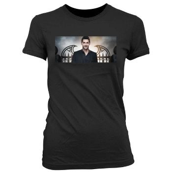 Tom Ellis Women's Junior Cut Crewneck T-Shirt