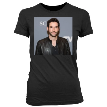 Tom Ellis Women's Junior Cut Crewneck T-Shirt