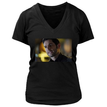 Tom Ellis Women's Deep V-Neck TShirt